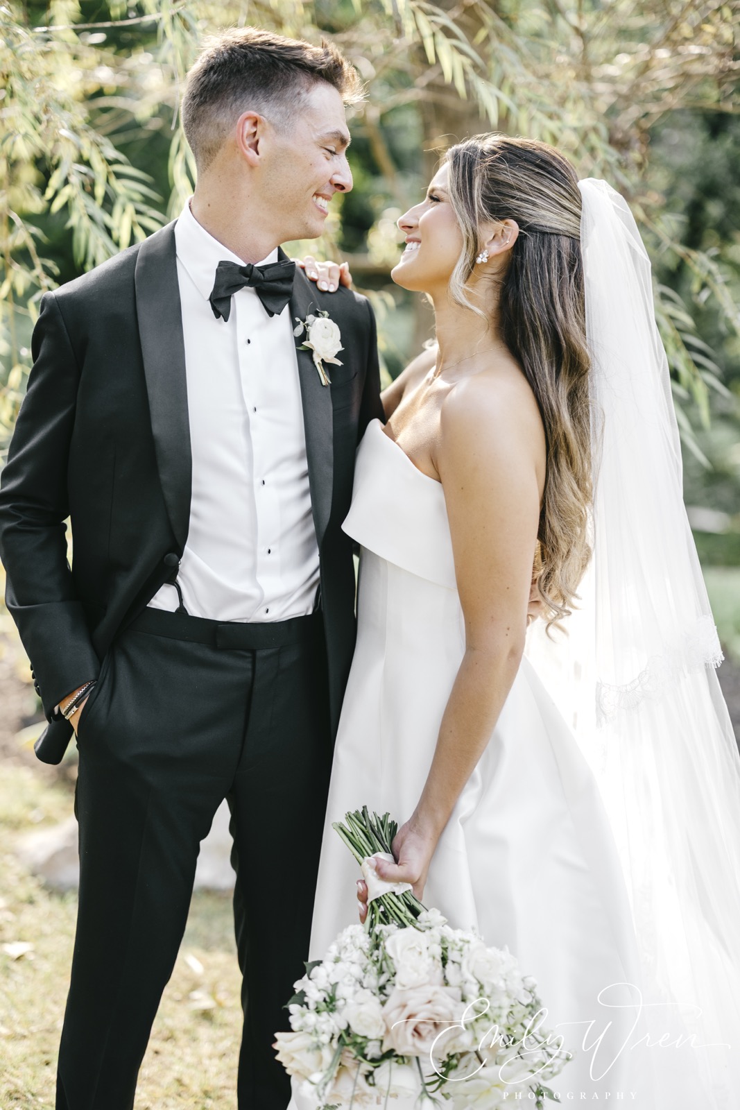 Wedding couple portrait