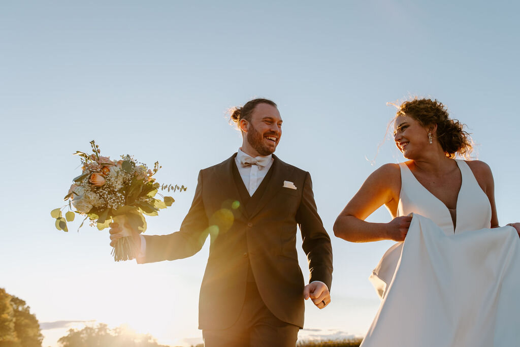 Wedding couple portrait