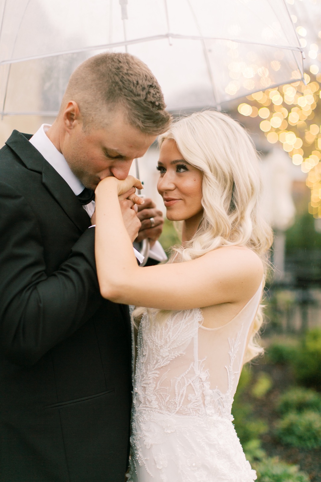 Brooke Voris with a couple during wedding planning
